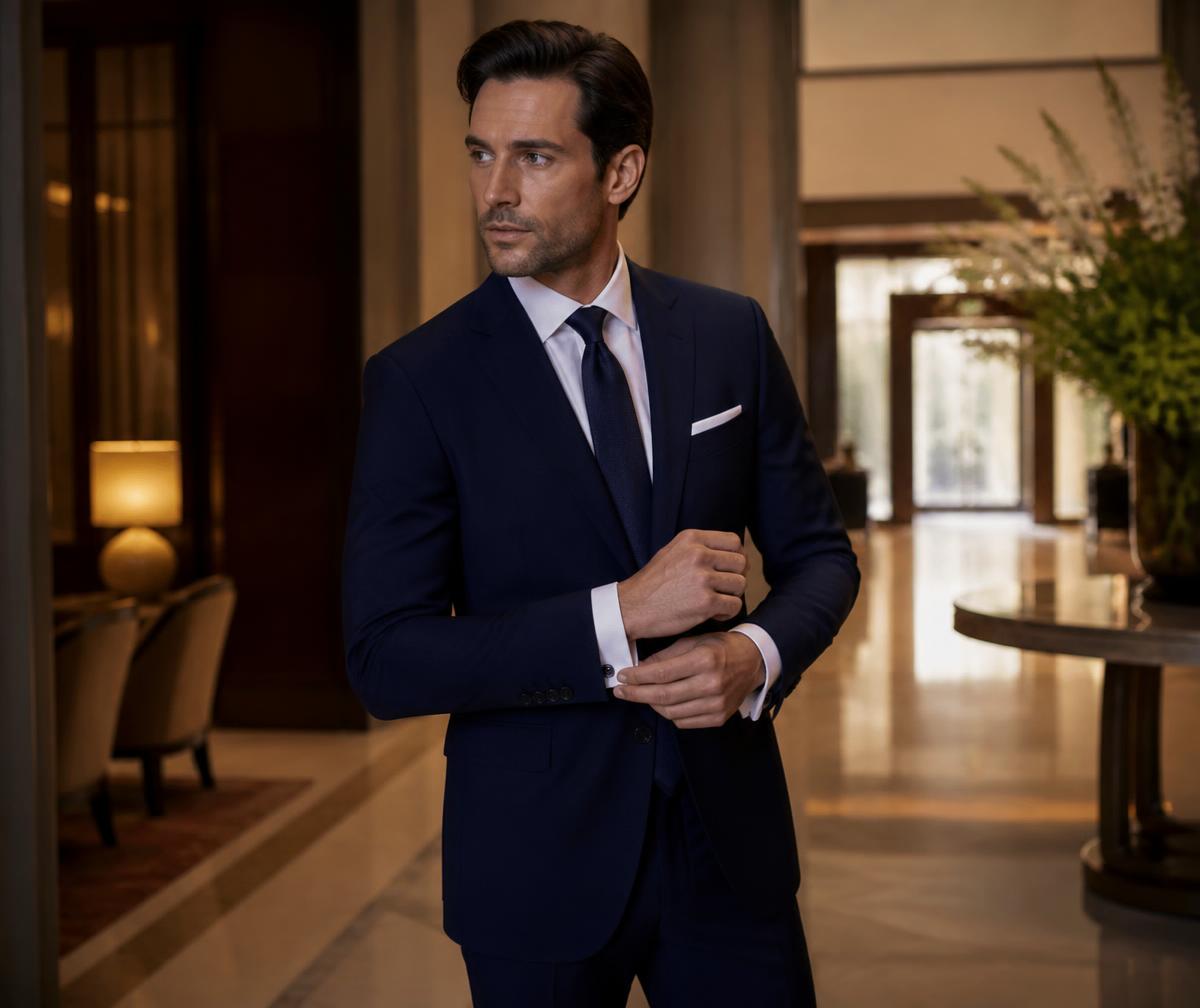 A relationship-minded gentleman in a tailored jacket